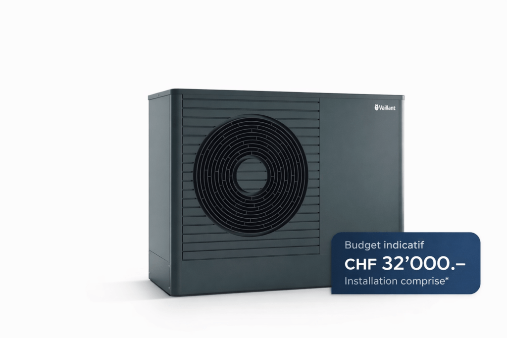 Prix d'une pompe à chaleur en Suisse